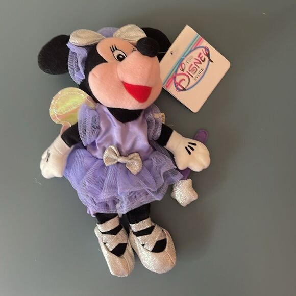 DISNEY Vintage 90s Mickey and Minnie The Nutcracker Bean Bag Plush *NEW* - Picture 3 of 11